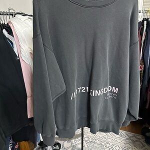 Kingdom Men's Black Crewneck Sweater